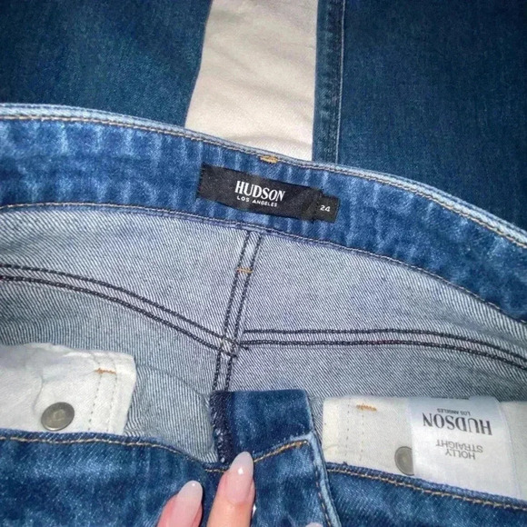Womens Hudson Holly Straight Leg Jeans - Picture 5 of 9